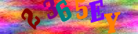 Blue Captcha Image