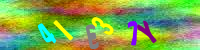 Blue Captcha Image