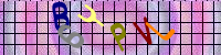 Blue Captcha Image