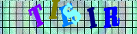 Blue Captcha Image