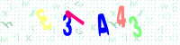 Blue Captcha Image