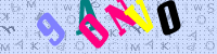 Blue Captcha Image