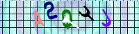 Blue Captcha Image
