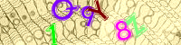 Blue Captcha Image