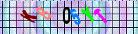 Blue Captcha Image