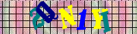Blue Captcha Image