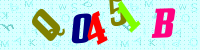 Blue Captcha Image