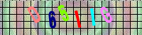 Blue Captcha Image