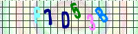 Blue Captcha Image