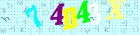 Blue Captcha Image