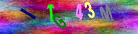 Blue Captcha Image