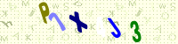 Blue Captcha Image