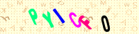 Blue Captcha Image