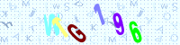 Blue Captcha Image