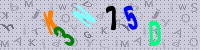 Blue Captcha Image