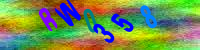Blue Captcha Image