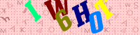 Blue Captcha Image
