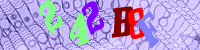 Blue Captcha Image