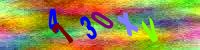 Blue Captcha Image