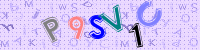 Blue Captcha Image