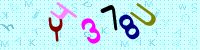 Blue Captcha Image