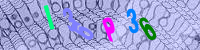 Blue Captcha Image