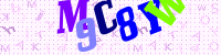 Blue Captcha Image