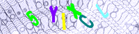 Blue Captcha Image