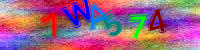 Blue Captcha Image
