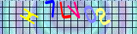 Blue Captcha Image