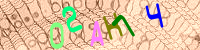 Blue Captcha Image