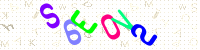Blue Captcha Image