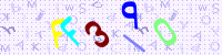 Blue Captcha Image