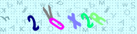 Blue Captcha Image