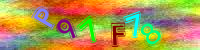 Blue Captcha Image