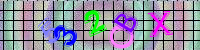 Blue Captcha Image
