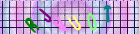 Blue Captcha Image