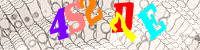 Blue Captcha Image