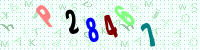 Blue Captcha Image