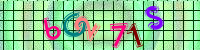 Blue Captcha Image