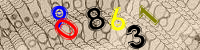 Blue Captcha Image