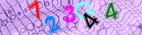 Blue Captcha Image
