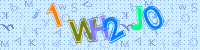 Blue Captcha Image