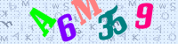 Blue Captcha Image