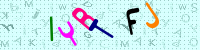 Blue Captcha Image