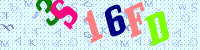 Blue Captcha Image