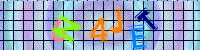 Blue Captcha Image