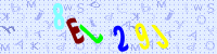 Blue Captcha Image