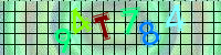 Blue Captcha Image