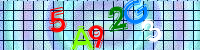 Blue Captcha Image